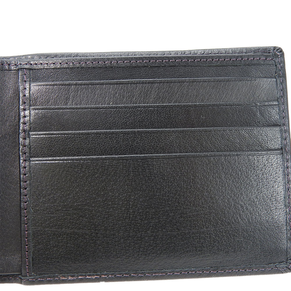 USED COACH Leather Bill Compartment Wallet