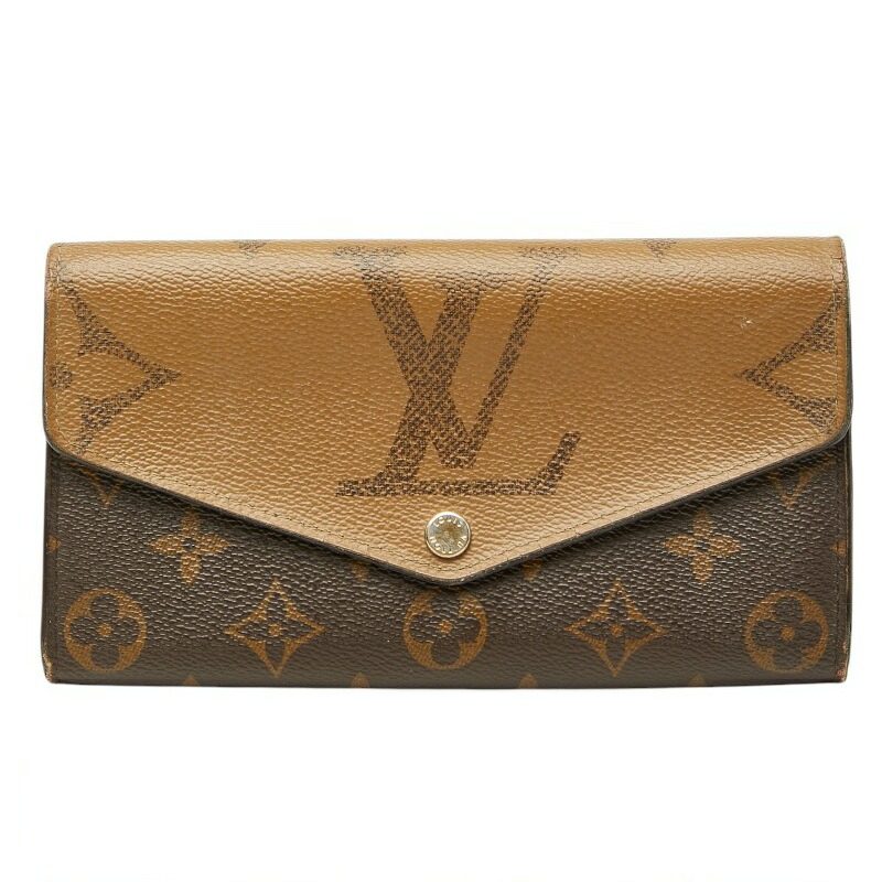 Louis Vuitton Monogram Giant Reverse Portefeuille Sarah Long Wallet