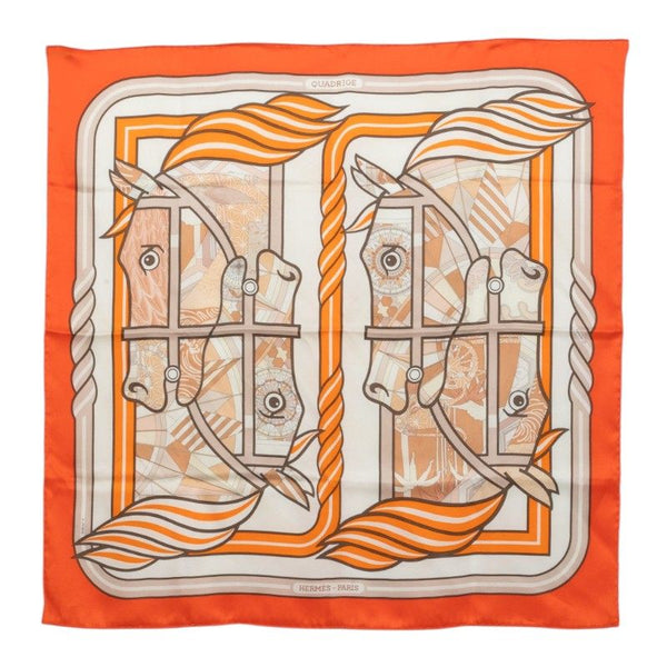 Hermes QUADRIGE Silk Scarf