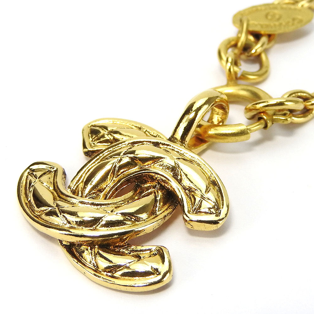 Chanel Metal Necklace Gold Plated