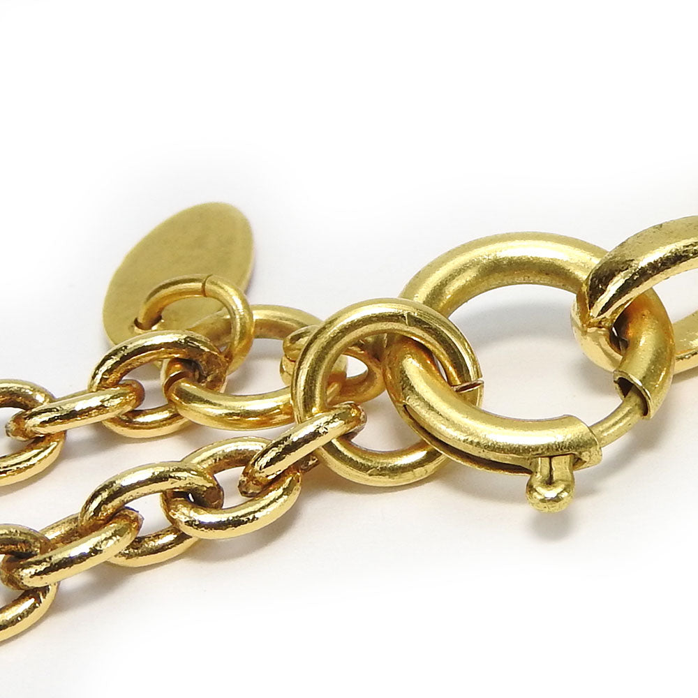 Chanel Metal Necklace Gold Plated