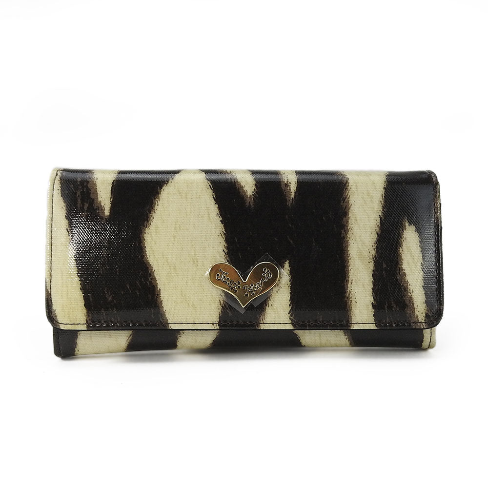 Thinkbee Synthetic Leather Zebra Purse