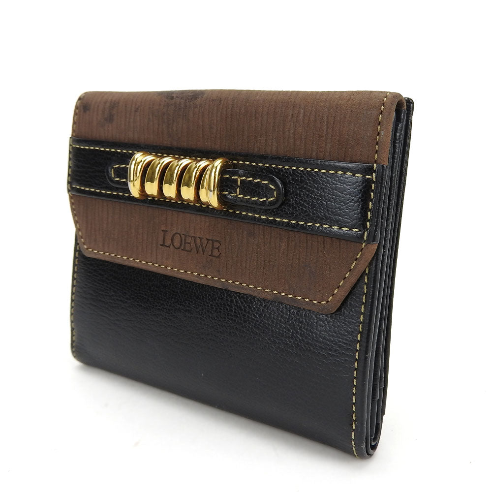 Loewe Bifold Wallet Velazquez Leather Black