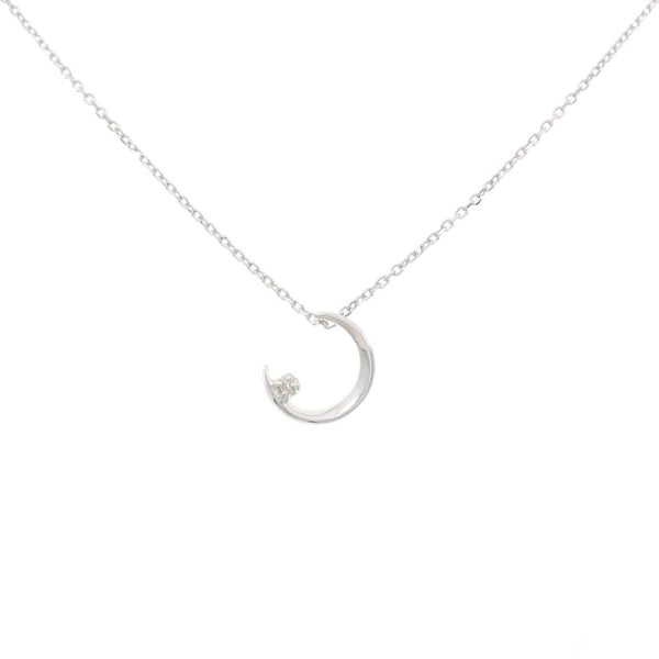 K10 White Gold Diamond Necklace
