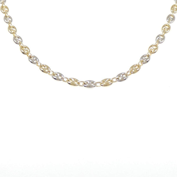 Unoaerre Au750 Yellow Gold White Gold Necklace