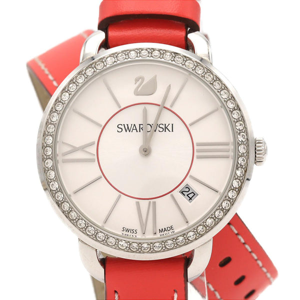 Swarovski Aila Day Double Tour Berry Stainless Steel Ladies Watch