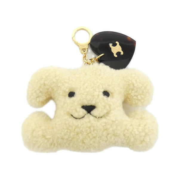 Celine Shearling Keyring