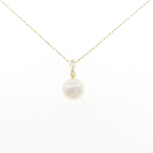 Akoya Pearl Diamond Necklace Au750