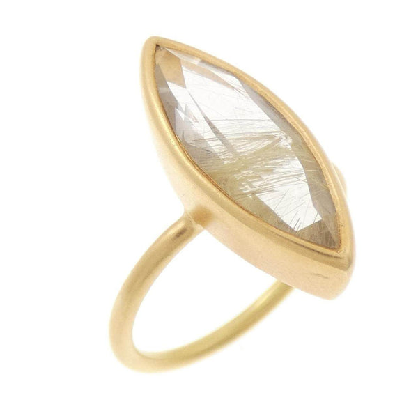 MARIHA Rutile Quartz 750 Yellow Gold Ring