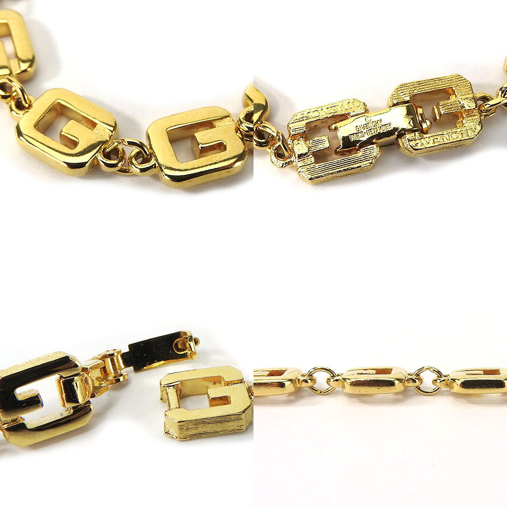 Givenchy Gold G Motif Metal Bracelet