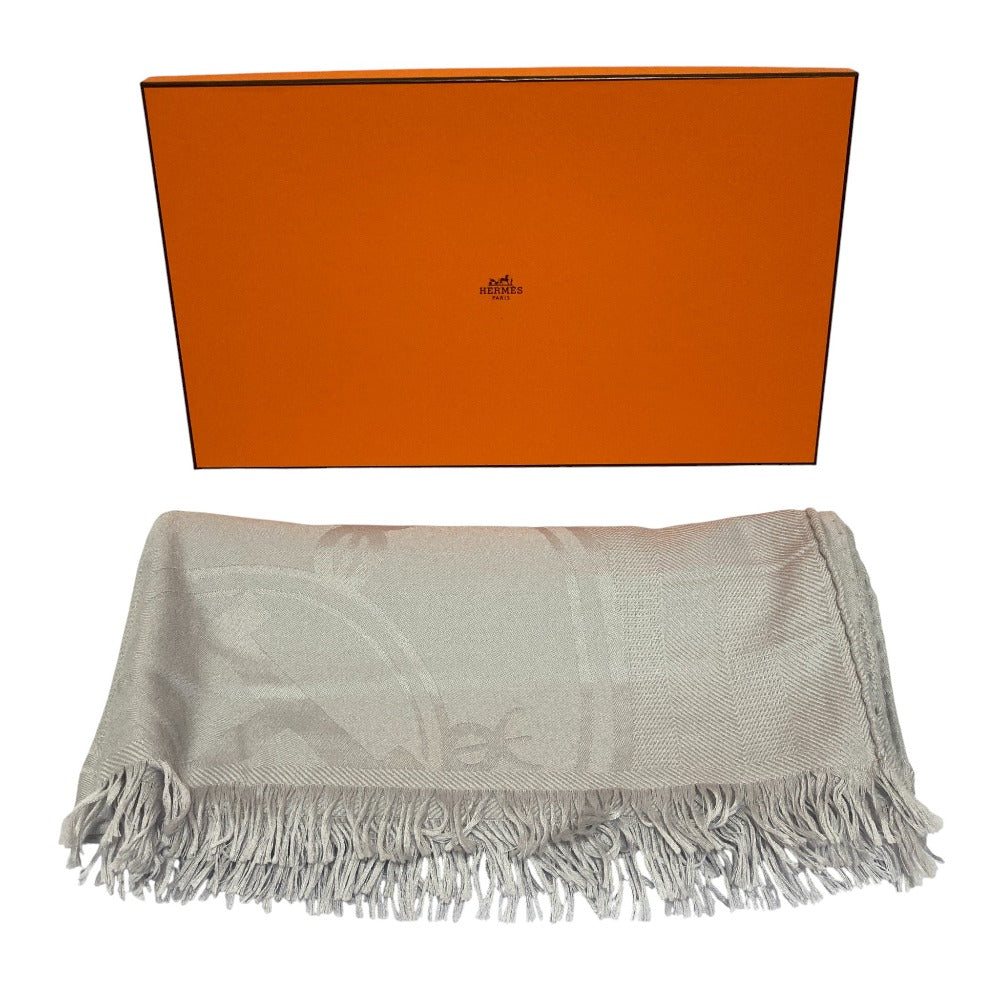 Hermès New Libris Cashmere Silk Stole
