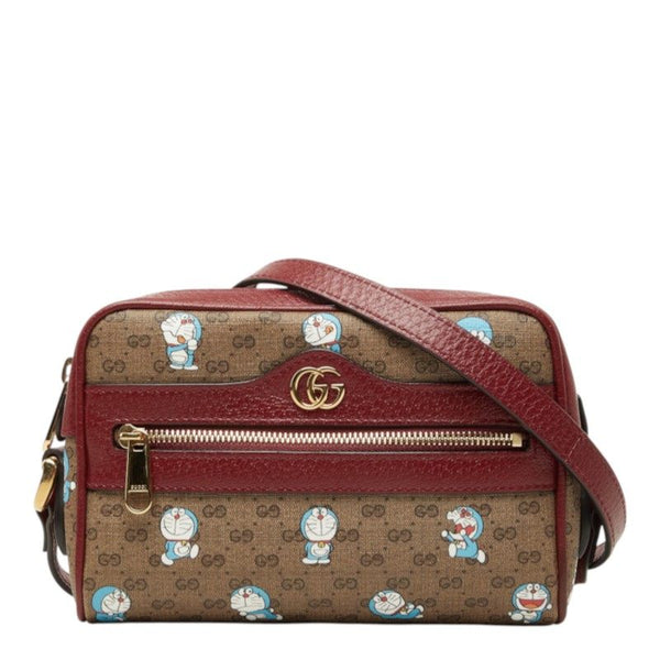 Gucci Doraemon Mini GG Supreme PVC Shoulder Bag