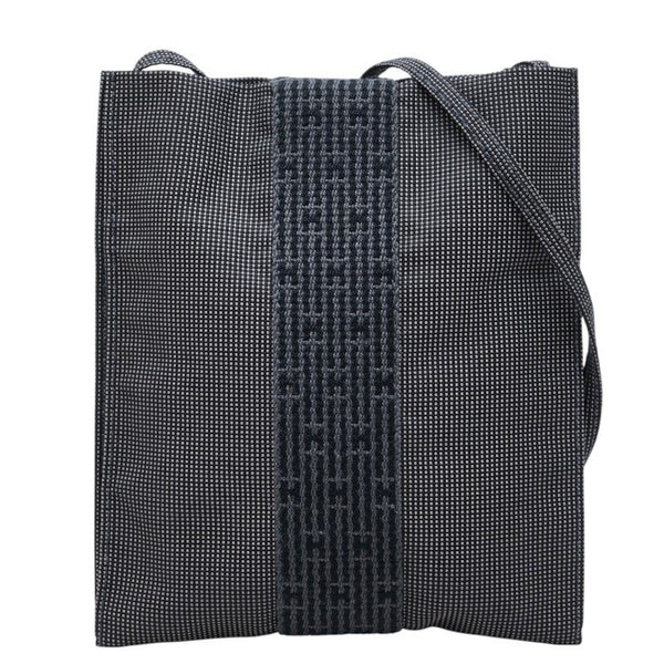 Hermes Herline Canvas Shoulder Bag