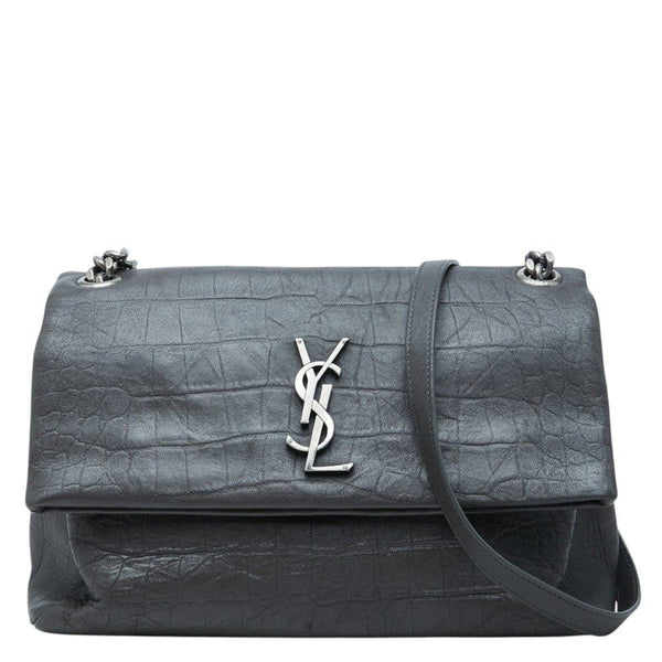 Saint Laurent West Hollywood YSL Logo Leather Shoulder Bag