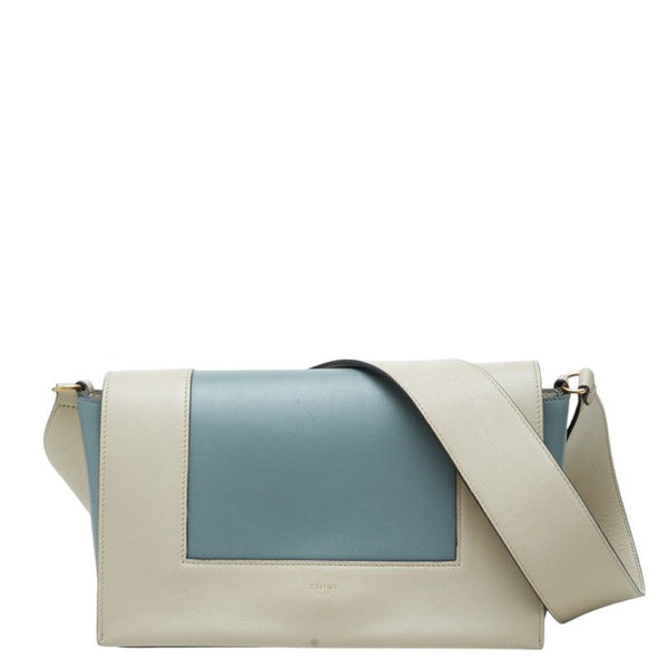 CELINE Frame Medium Leather Shoulder Bag