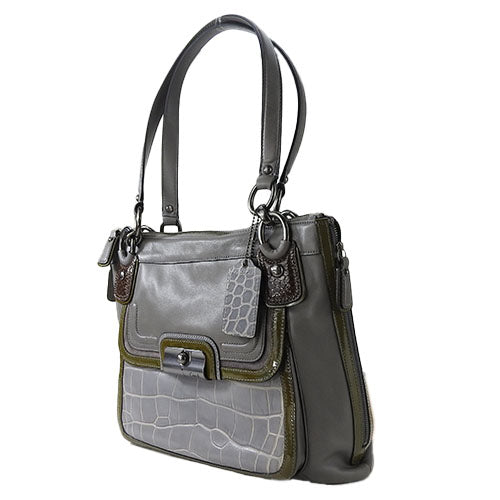 Coach Leather Enamel Tote Bag 18303