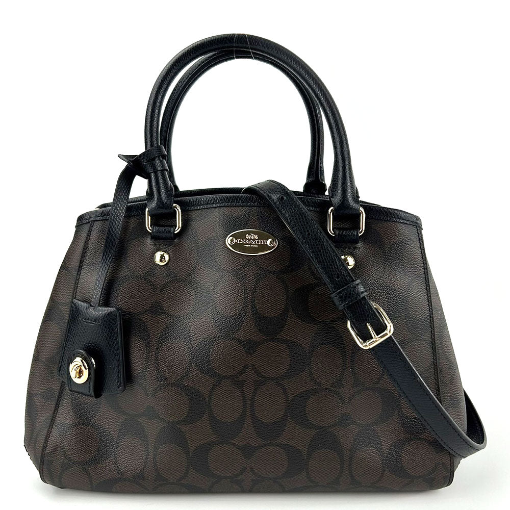 Coach Handbag F34605 PVC Leather 2WAY