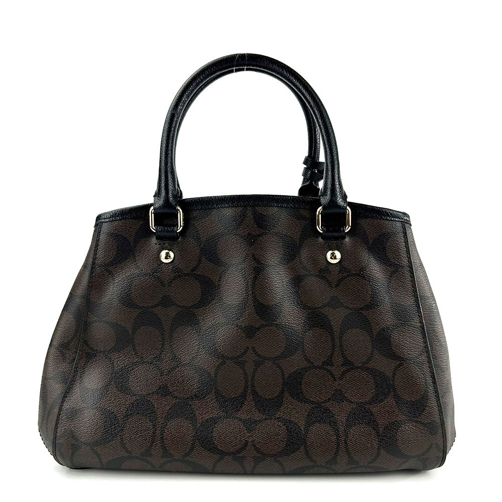 Coach Handbag F34605 PVC Leather 2WAY