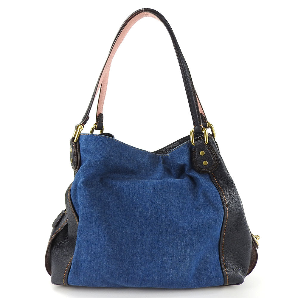 Coach Denim Leather Tote Bag 28916