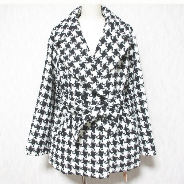 eimy istoire Houndstooth Medium Coat