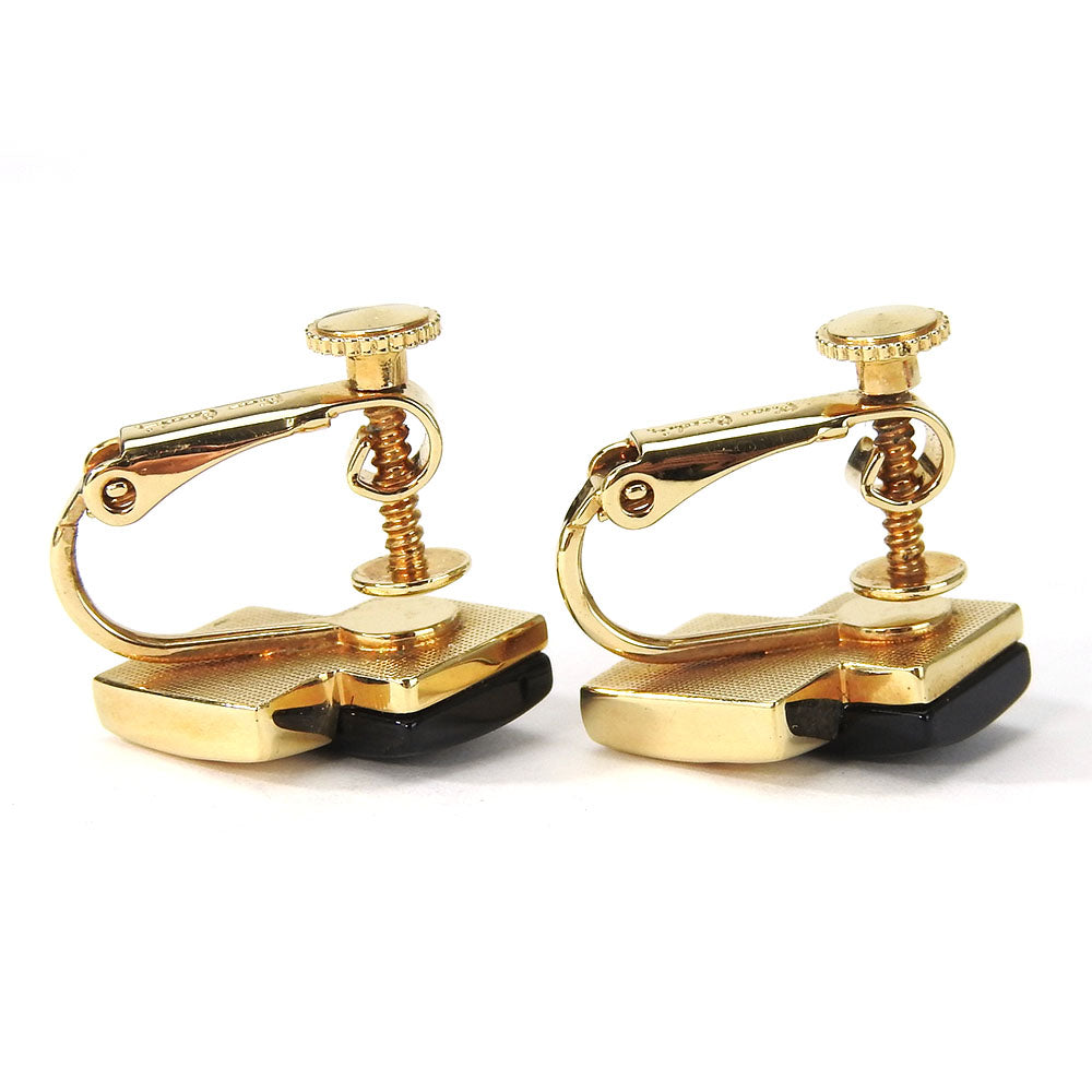 Pierre Cardin Metal Earrings Gold