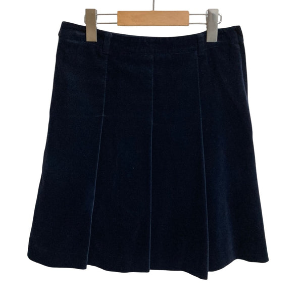 Miu Miu Velour Pleated Skirt