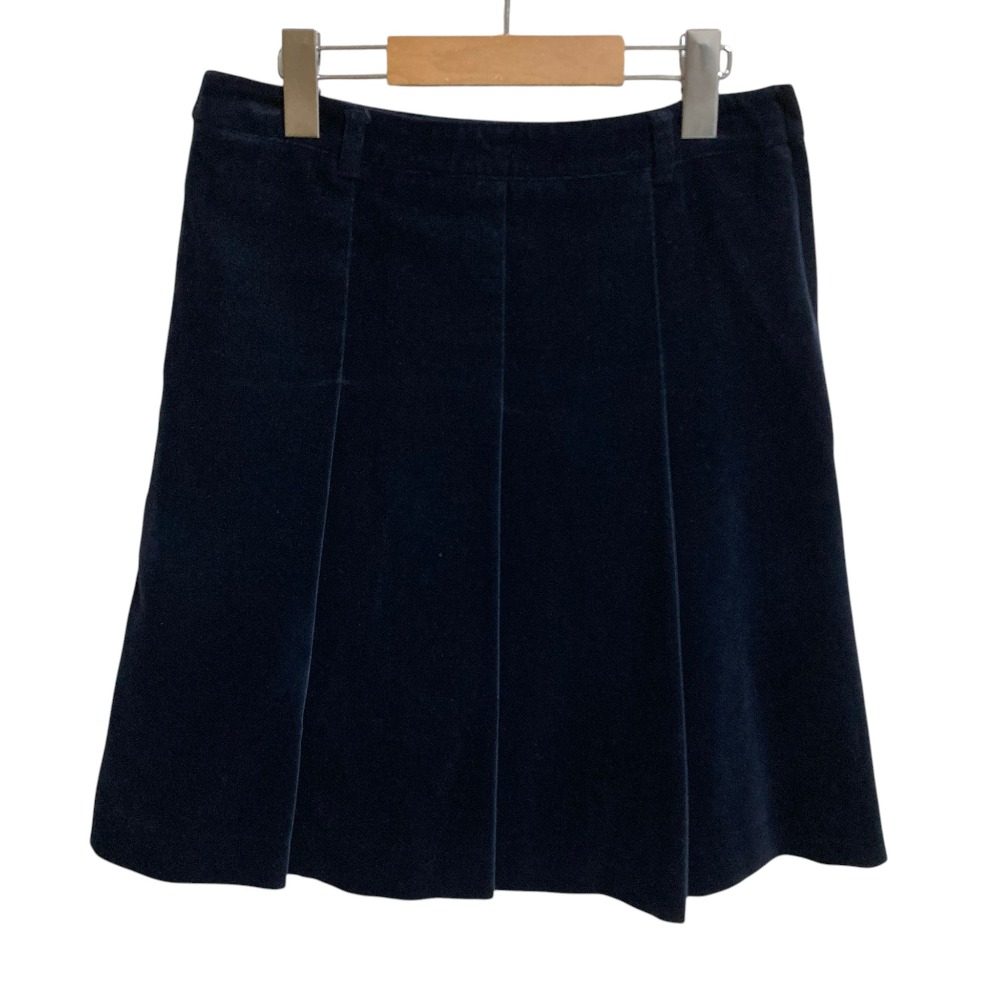 Miu Miu Velour Pleated Skirt