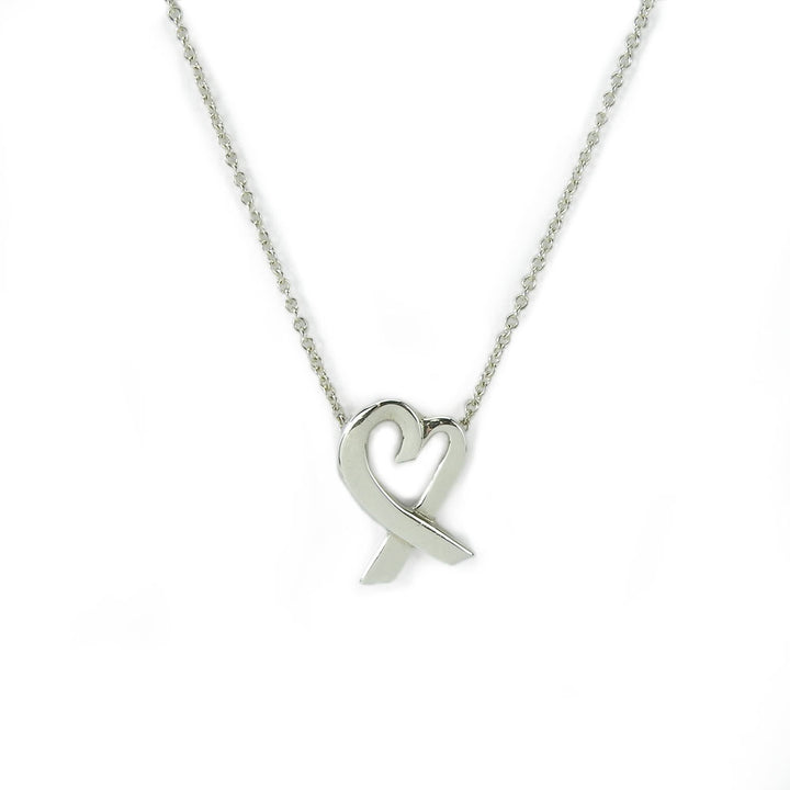 Tiffany & Co Silver 925 Loving Heart Necklace