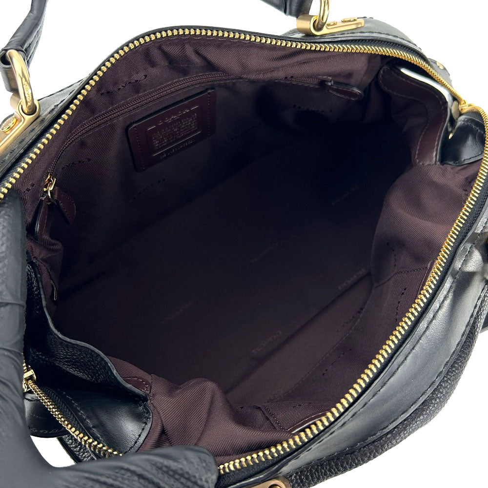 Coach Leather Handbag 69621 2WAY