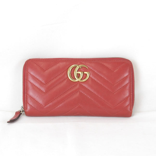 Gucci GG Marmont Leather Long Wallet
