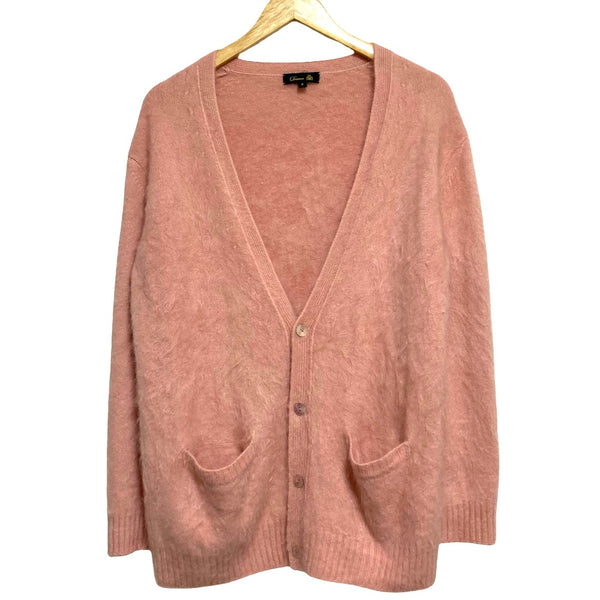 Drawer Cashmere Shaggy Knit Cardigan