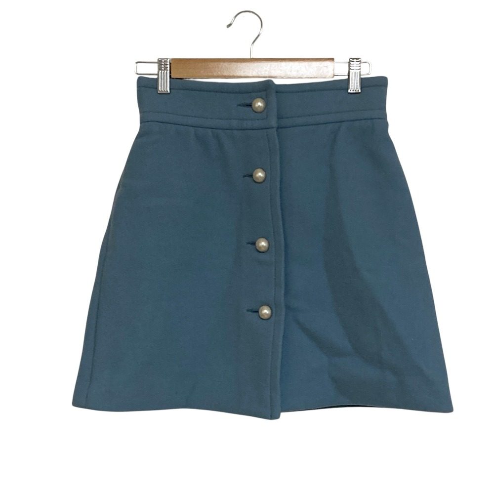 Miu Miu Wool Mini Skirt