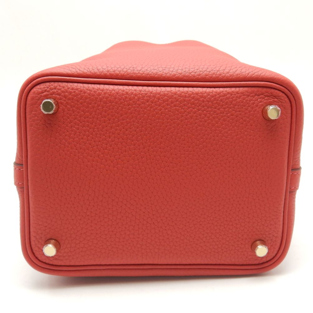 Hermes Picotin Lock PM Handbag Vermilion