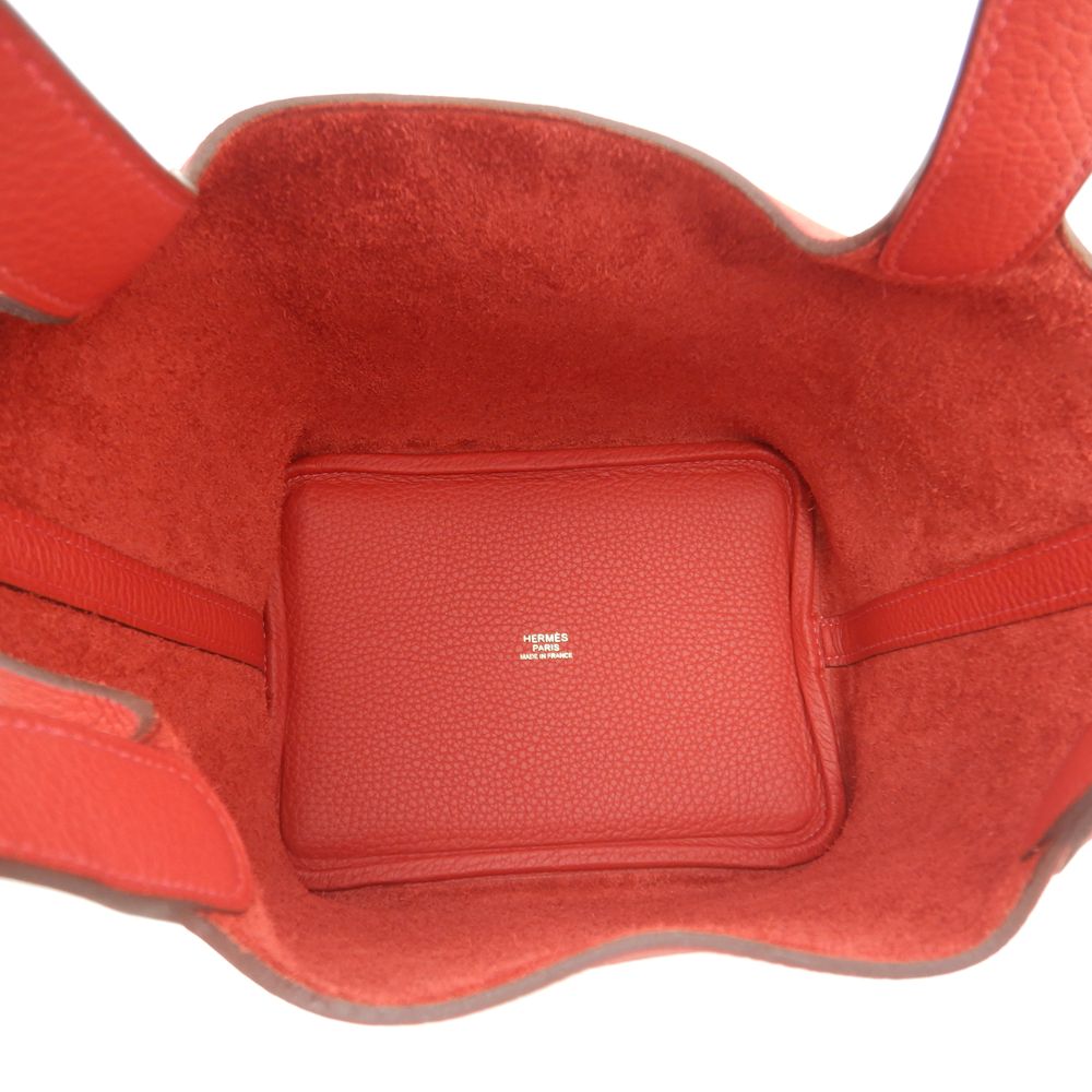 Hermes Picotin Lock PM Handbag Vermilion