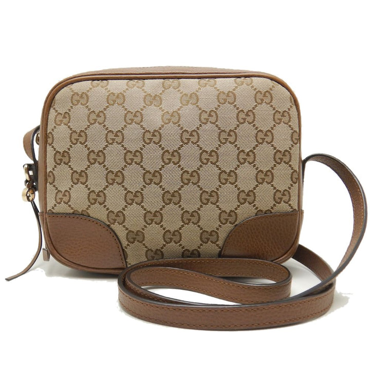 Gucci GG Canvas Leather Shoulder Bag