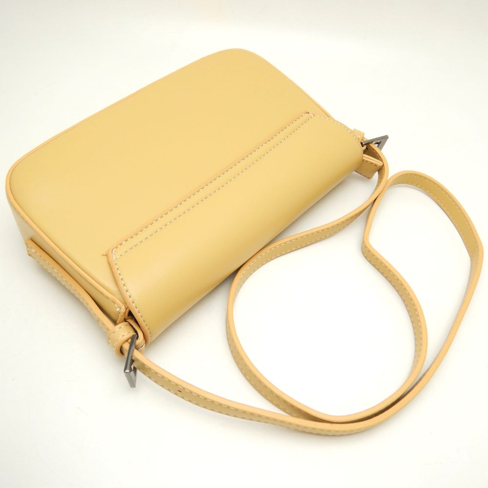 CRYSTAL BALL Leather 2WAY Shoulder Bag Mustard