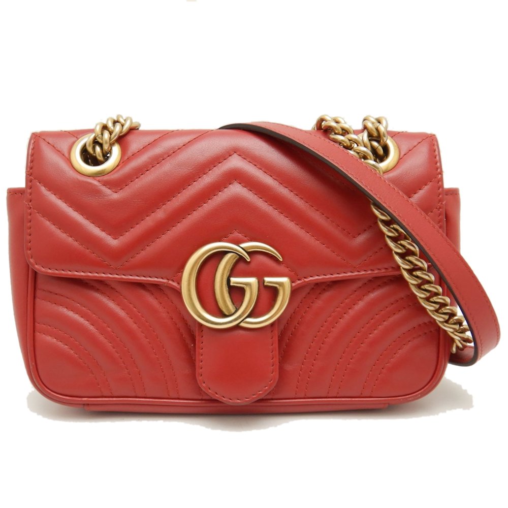 Gucci Quilted Mini Bag Leather Crossbody