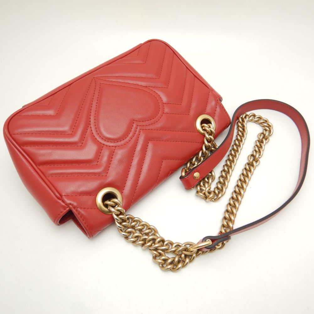 Gucci Quilted Mini Shoulder Bag Leather