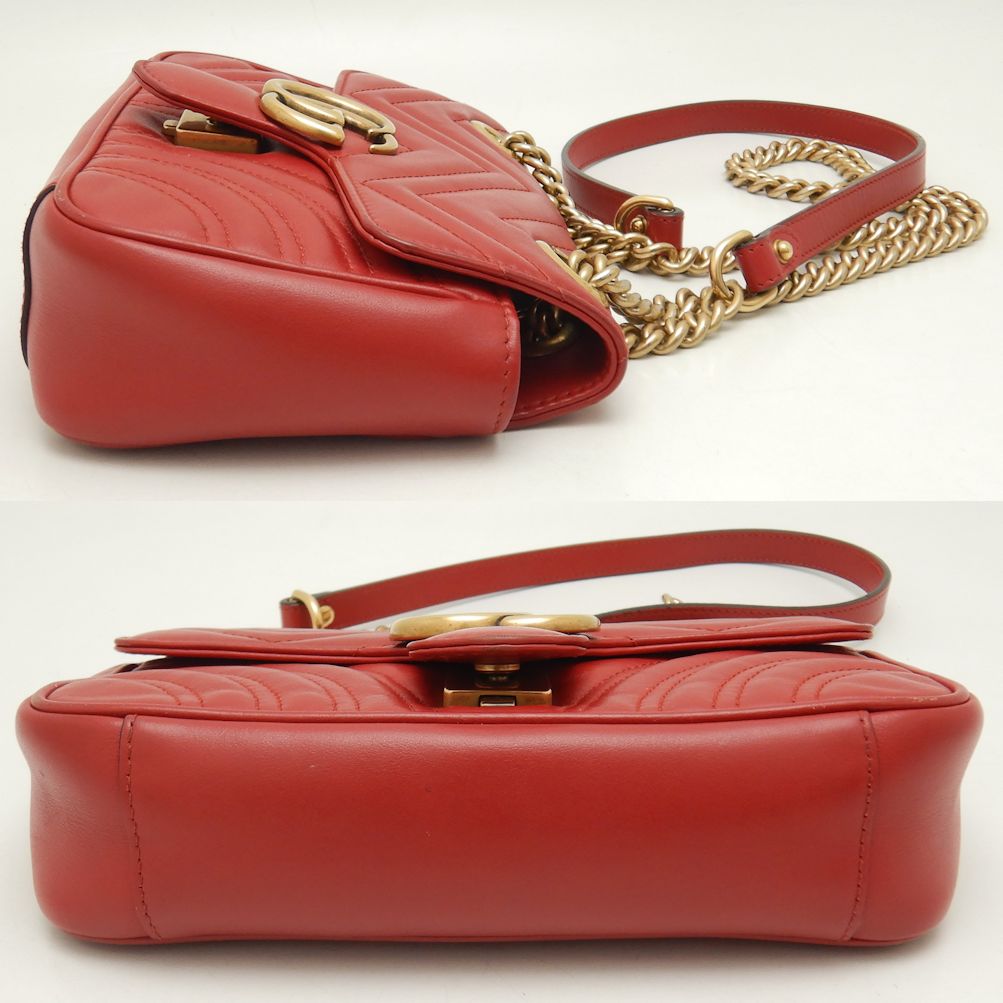 Gucci Quilted Mini Shoulder Bag Leather