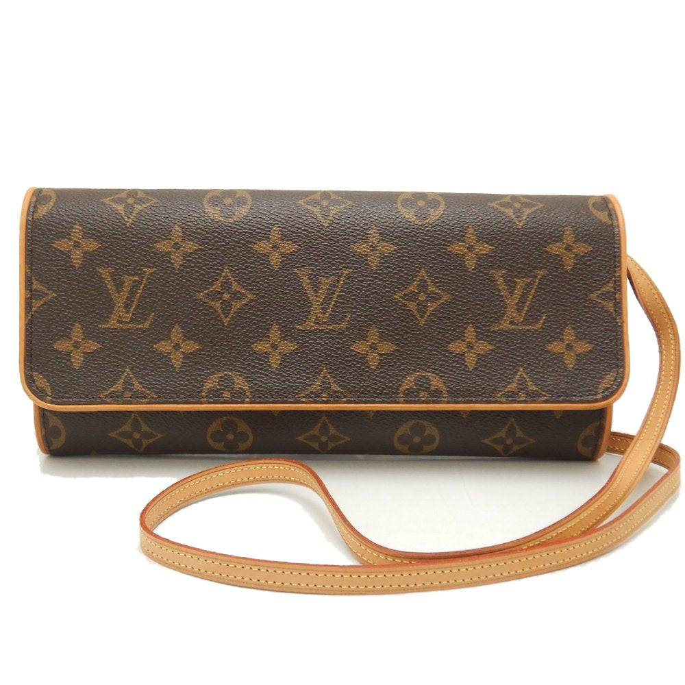 Louis Vuitton Monogram Pochette Twin GM Brown