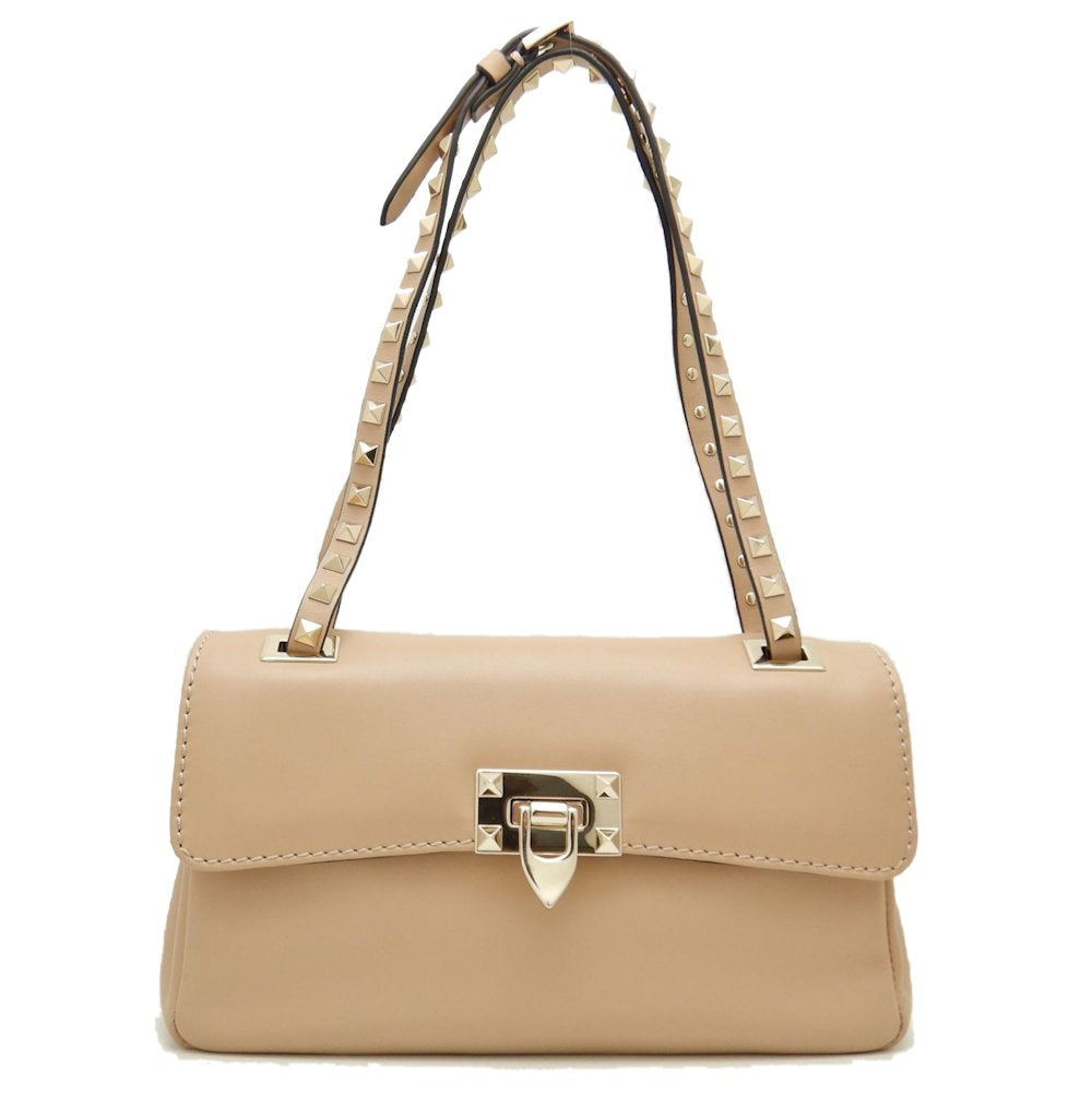 Valentino Leather Shoulder Bag Rockstud