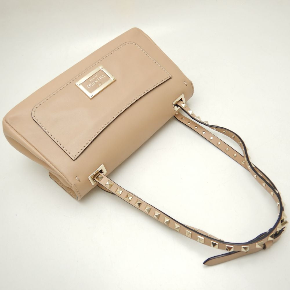 Valentino Leather Shoulder Bag Rockstud