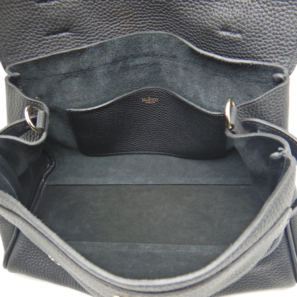 Mulberry Alexa Grain Leather Handbag Black