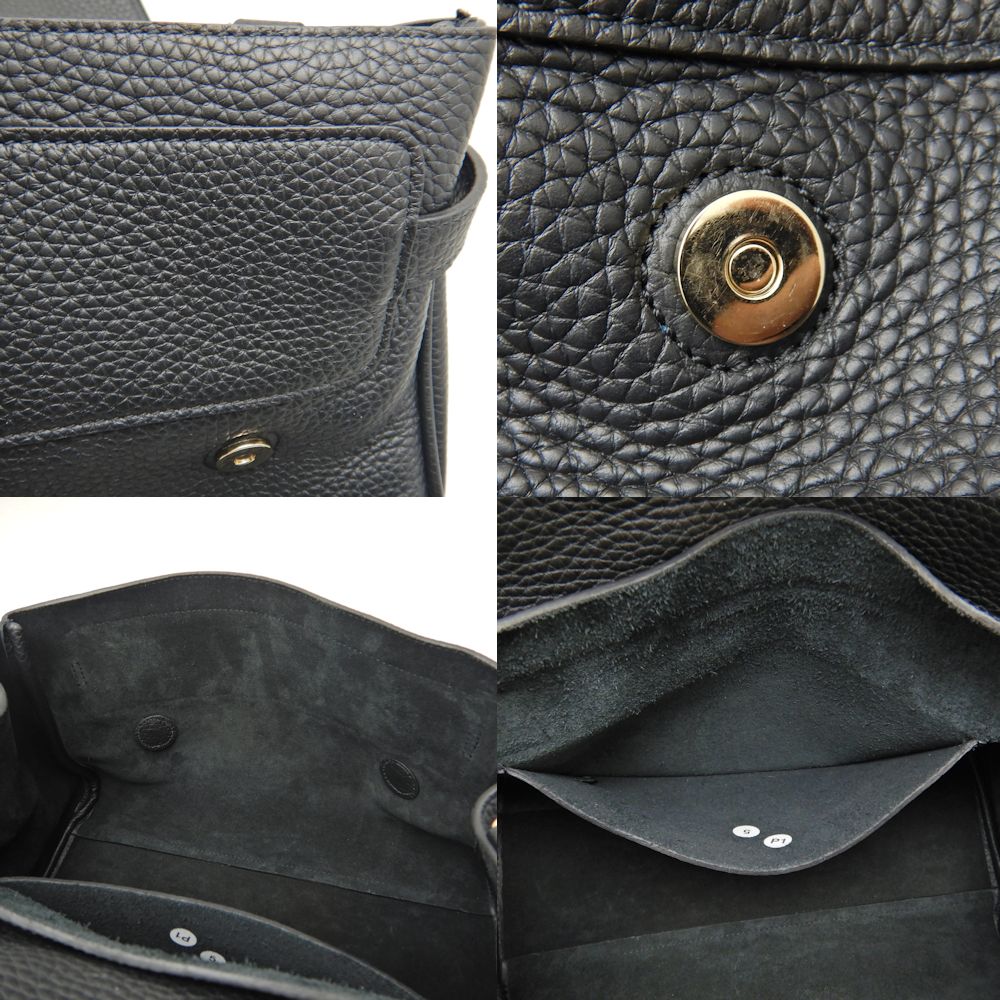 Mulberry Alexa Grain Leather Handbag Black