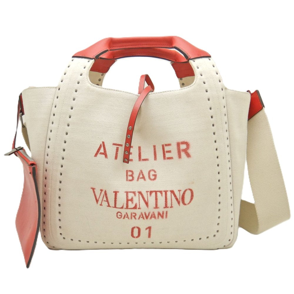 Valentino Garavani Atelier Bag 01 Canvas Tote