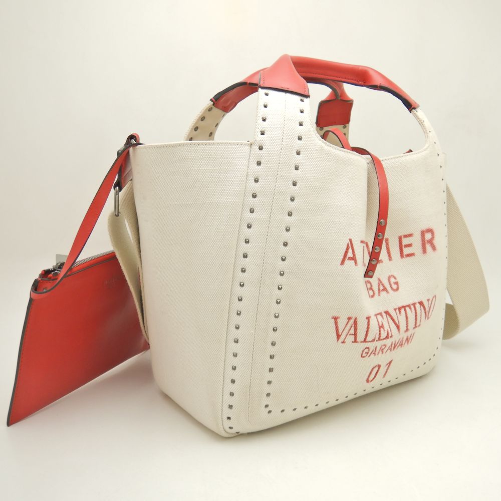 Valentino Garavani Atelier Bag 01 Canvas Tote