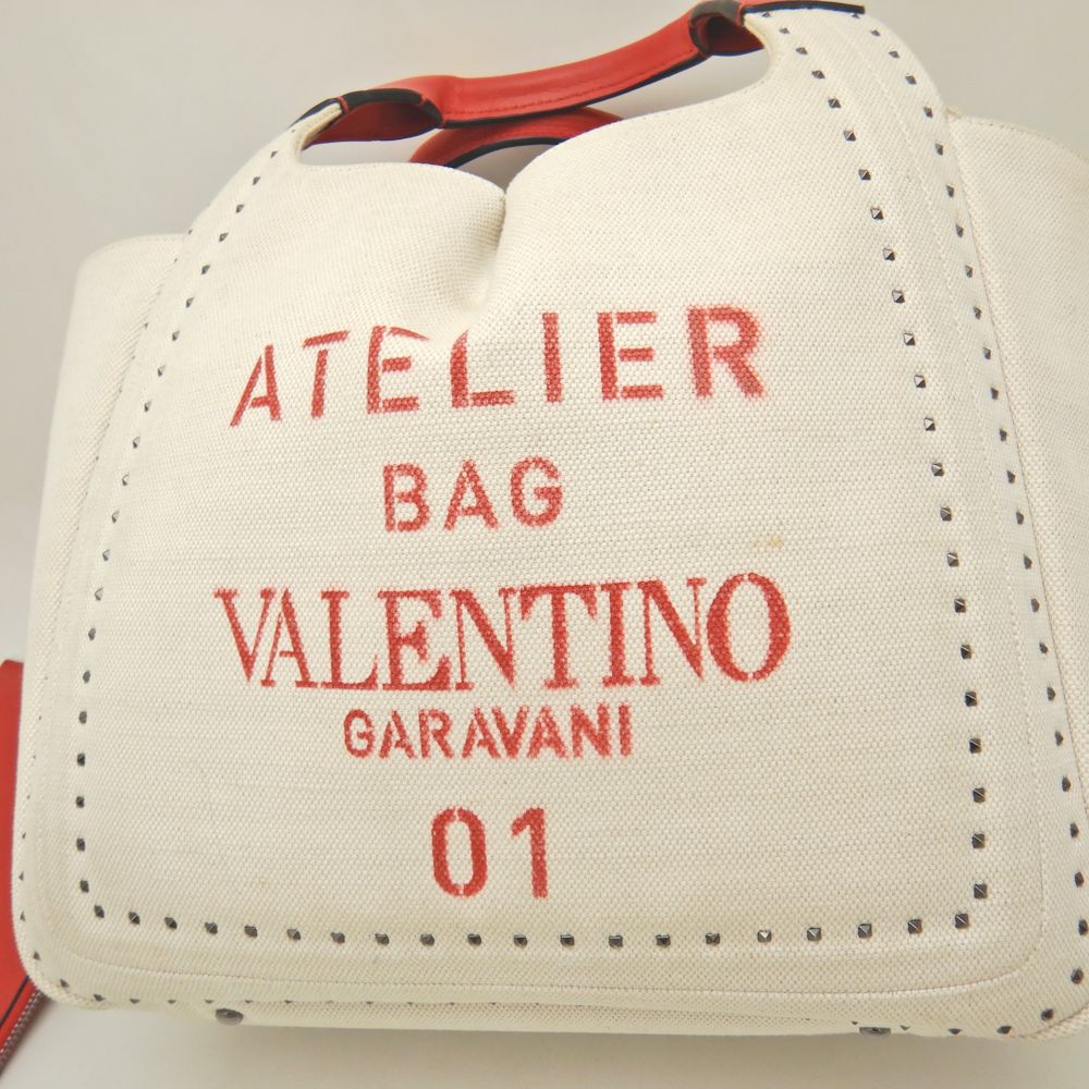 Valentino Garavani Atelier Bag 01 Canvas Tote