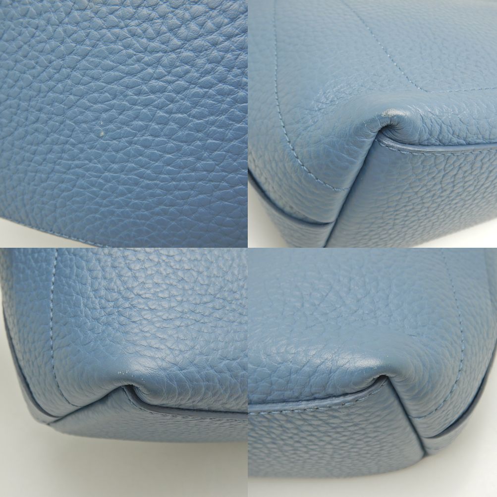 Furla Grace Hobo S Leather Shoulder Bag Blue