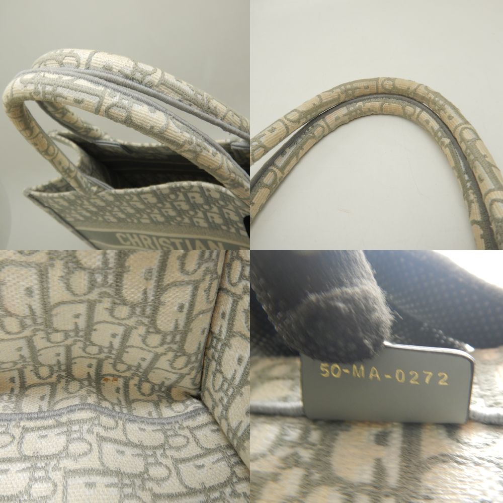 Dior Canvas Book Tote Medium Bag