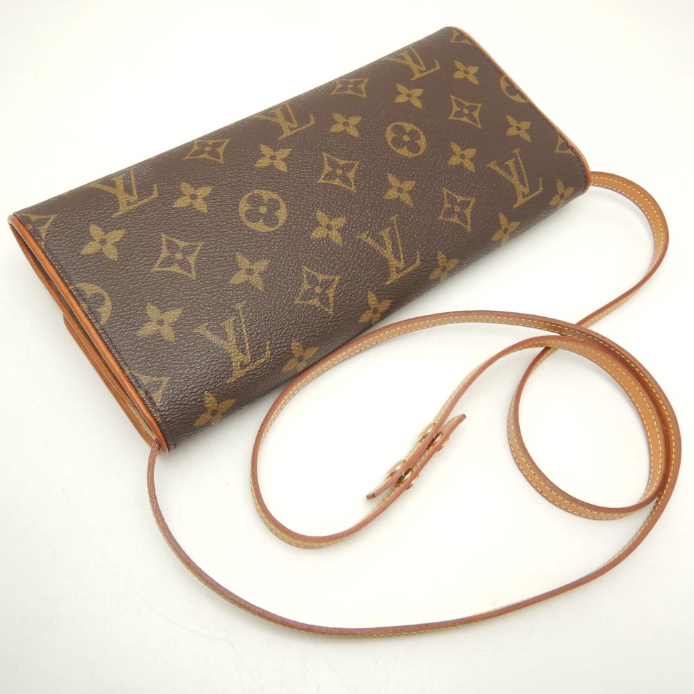 Louis Vuitton Monogram Pochette Twin GM Shoulder Bag